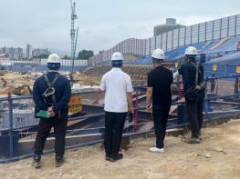 대전교육청, 학교 주변 공사장 집중 안전점검 기사 이미지