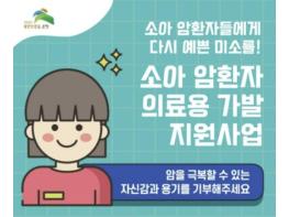 '소아암 환자에게 다시 예쁜 미소를' 은평구, 의료용 가발 지원 기사 이미지