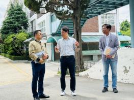 인천시의회 이용창 교육위원장, 교육환경 개선을 위한 학교현장 방문 기사 이미지
