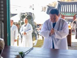 증평 출신 애국지사 연병환·연병호·연미당 선생 추모제 거행 기사 이미지