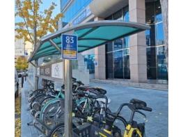 부산 동래구, 자전거 주차대 65개소에 사물주소판 설치 기사 이미지