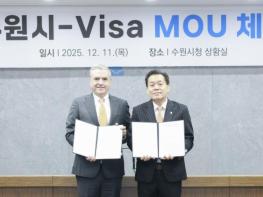 수원특례시·비자(Visa), 업무협약 체결하고 지방정부 최초로 중소기업 수출대금결제 간소화 지원 기사 이미지