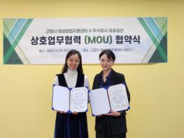 고양시 여성창업지원센터, (주)공공공간과‘브랜드 경쟁력 강화’업무협약(MOU) 체결 기사 이미지
