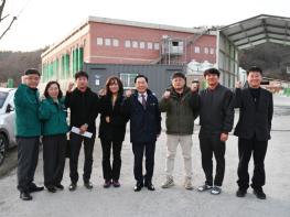 성낙인 창녕군수, 양돈농장 현대화 축사시설 현장점검 기사 이미지