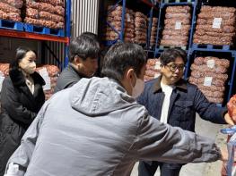 경기도교육청, “우리 아이들 급식, 어떻게 만들어질까요?” 친환경 학교 급식 식재료 유통 현장 방문 기사 이미지