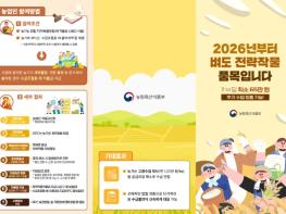 농식품부, 벼도 전략작물직불금 500만 원/ha 지급 2026년 '수급조절용 벼' 신규 추진 기사 이미지