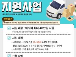 청년 주거 부담 완화 나선 인천 중구, 이사비 최대 40만 원 지원 기사 이미지