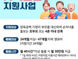 천안시, ‘가족돌봄 지원사업’ 추진…조부모 돌봄수당 월 30만원 기사 이미지