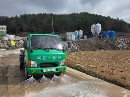 진도군, 살수차 소독 지원 예비비 3,000만 원 긴급 투입 기사 이미지