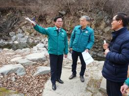 김석필 천안시장 권한대행, 하천·계곡 불법시설 정비 점검 기사 이미지