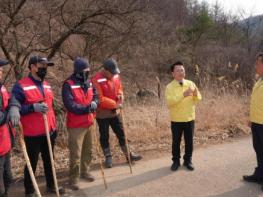 육동한 춘천시장, ASF 대응 현장 점검 나서 기사 이미지