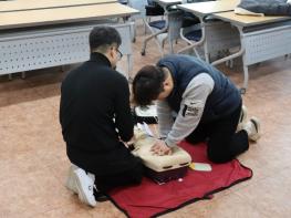 장흥소방서, 전남 일반인 심폐소생술 경연대회 대비 참가팀 전문 훈련 실시 기사 이미지