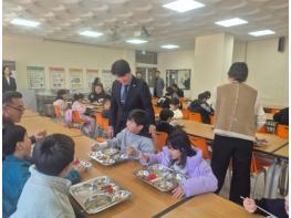 보은교육지원청, 신학기 학교급식 현장 점검 실시 기사 이미지