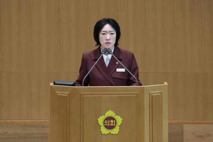 이혜원 부위원장, “중앙정치 아닌 도민 위한 책임행정 보여야” 5분자유발언서 도정·교육행정 ‘이중잣대’ 지적