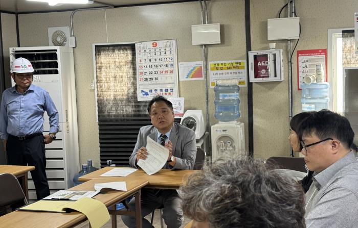 경기도의회 조병진 의원, (가칭)훈민고등학교 건설 현장 점검