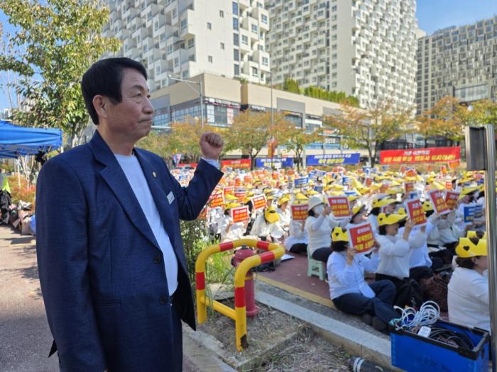 임창열 의원, 경기도어린이집연합회 집회 현장 찾아… 보육 현장 목소리 청취