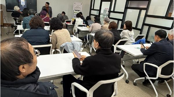 서산시대산도서관 ‘오늘도 청춘! 엑티브 시니어 인문학’성료