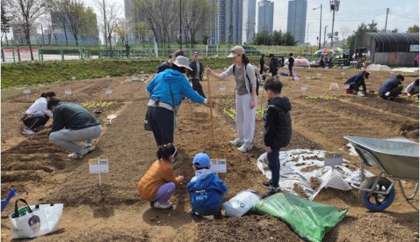 성동구, 무지개텃밭·다산농원 개장... 도심 속 텃밭 가꾸기 본격 시작