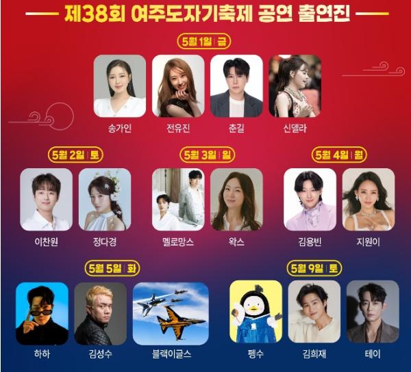 하늘이 열린다… 여주도자기축제, 블랙이글스·펭수 총출동 기사 이미지