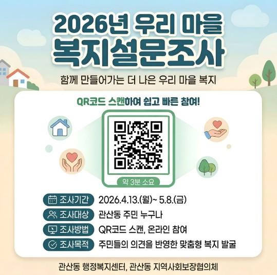 고양시 관산동, 주민 참여 기반 마을 건강·복지 계획 수립 추진 기사 이미지