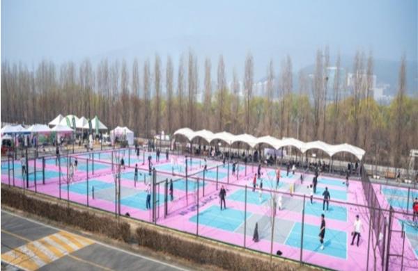 서울시, 테니스·탁구 장점 결합 한강에 피클볼장 4월 16일부터 시민 이용 가능 기사 이미지