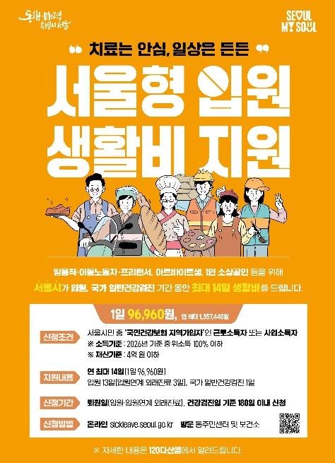 '아프면 쉬어가세요' 영등포구, 서울형 입원 생활비 지원 기사 이미지