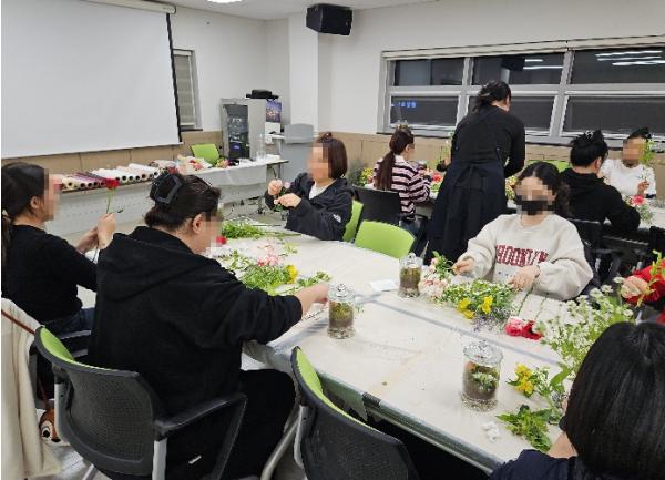 인천 동구, 드림스타트 양육자를 위한 ‘원예테라피’ 교육 실시 기사 이미지