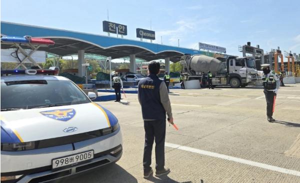 충남도 체납차량 집중단속 실시