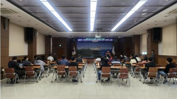 옥천군, '산불재난 대응 역량강화' 공무원진화대 교육 실시 기사 이미지