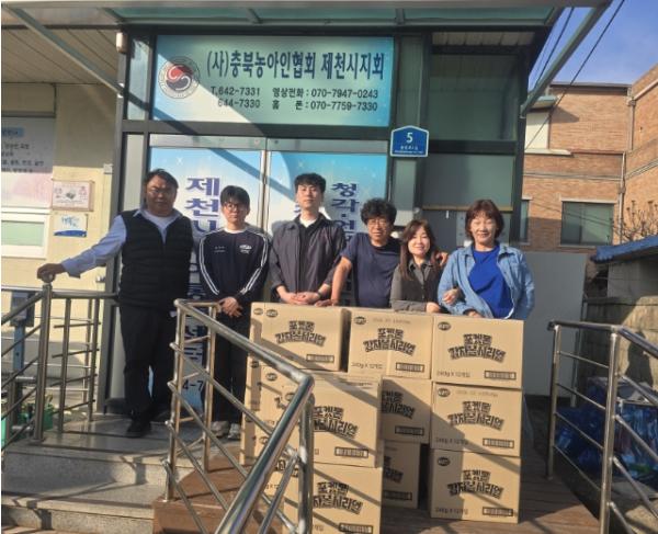 ㈜씨알푸드, 제천지역 장애인을 위한 지속적 나눔 실천 기사 이미지