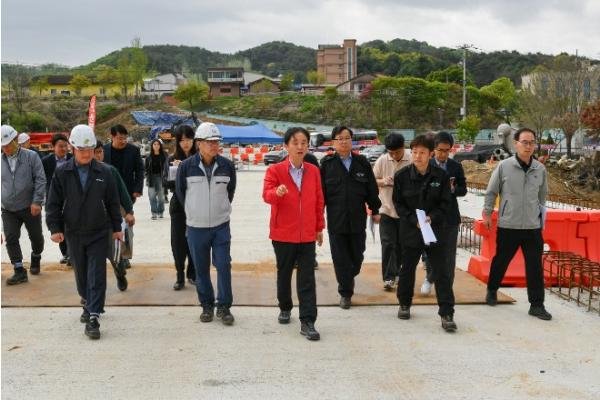 화천군, '빈틈없는 사업 마무리가 최우선' 최문순 군수의 마지막 현장 점검 기사 이미지