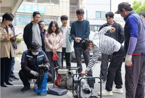 대전 대덕구, 우기 대비 양수장비 점검·교육 기사 이미지