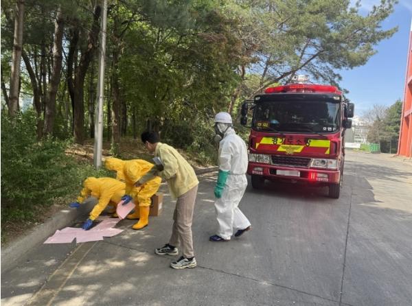 의정부시, 화학사고 대응 기관 합동훈련 실시 기사 이미지