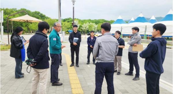 함양군, 제65회 천령문화제 및 어린이날 행사 대비 합동 안전점검 기사 이미지