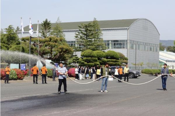 부여군농업기술센터, 재난 대응 대처 능력을 위한 ‘합동 소방 훈련’ 실시 기사 이미지