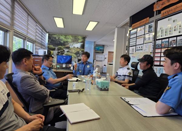 울산해경, 해상치안 및 구조태세 강화를 위한 현장점검 실시 기사 이미지