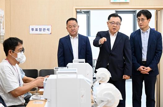김성보 서울시장 권한대행, 28일(목) 지방선거 사전투표소 현장점검