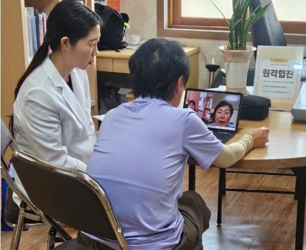 군위군 보건소, 방문건강관리사업 연계 원격협진 운영 기사 이미지