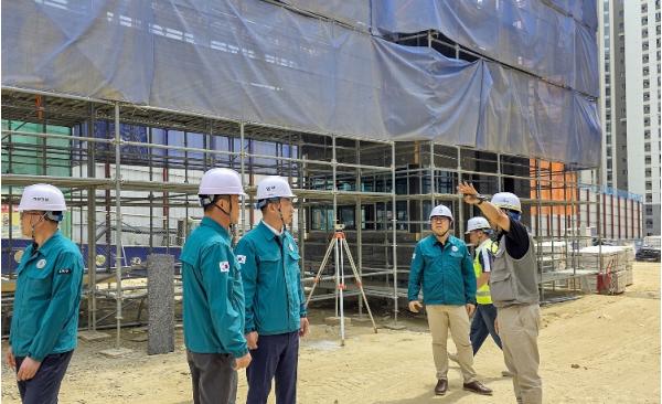 대전 대덕구, 공동주택 신축공사 현장 집중안전점검 나서 기사 이미지