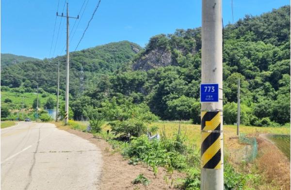 순창군, 주요도로에 ‘기초번호판’ 261개 확충 기사 이미지