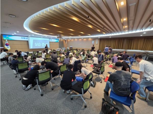 울주군보건소, 자동심장충격기 운용·심폐소생술 교육 기사 이미지