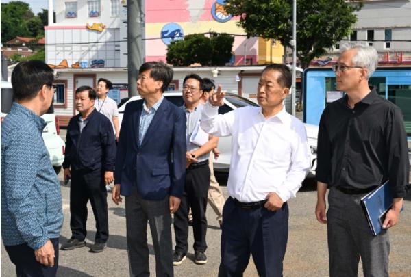 남구, 운천 지방하천 정비사업 현장 안전점검 실시 기사 이미지