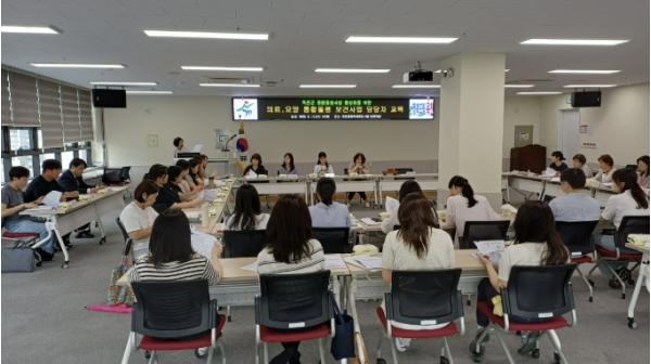 옥천군, 의료·요양 통합돌봄 보건사업 실무자 교육 실시 기사 이미지