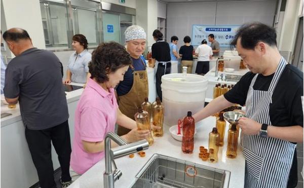 계룡시, 농산물 활용 수제맥주 과정 성료 기사 이미지