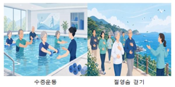 2026년 영도 해양치유 프로그램 운영 ‘절영 숨+걷기’와 ‘수중운동’ 참여자 모집 기사 이미지