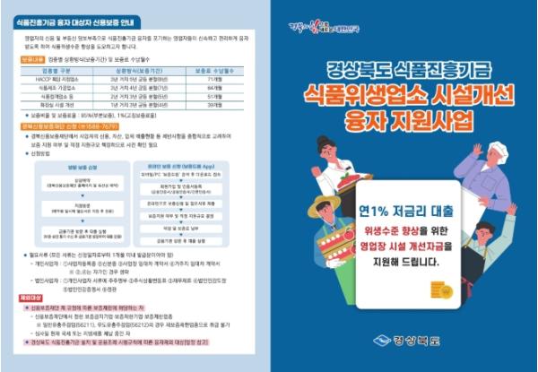 경산시, 식품위생업소 대상 1% 저금리 융자지원 기사 이미지