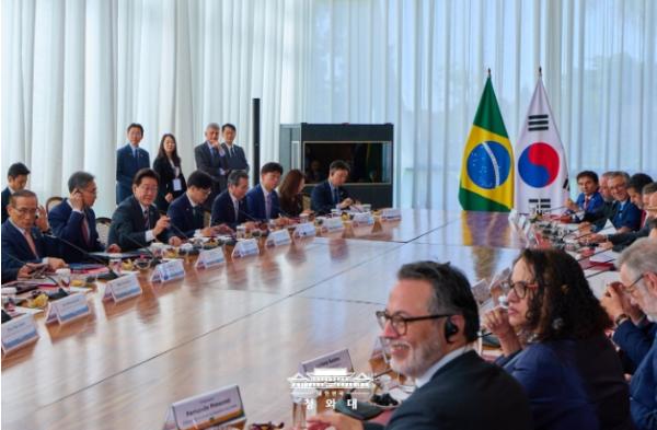 한·브라질 공동성명 채택…중남미-아시아 잇는 전략적 파트너