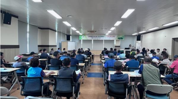 장수군, 오이 재배농가 대상 유통 전략 교육 실시 기사 이미지