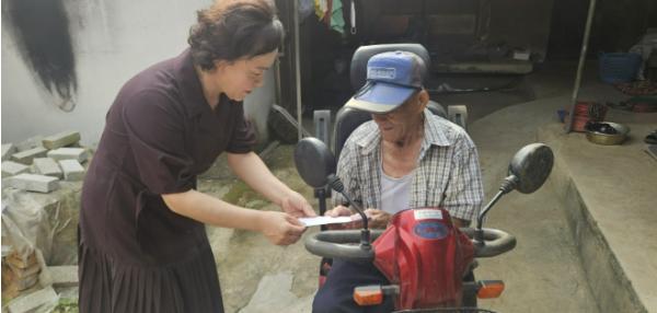 홍성군 구항면, 광복절 맞아 독립유공자 유족 위문 기사 이미지