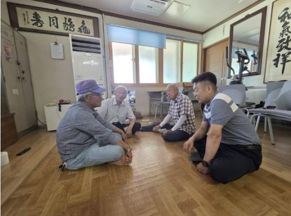 산청군 단성면, 폭염 안전사고 예방 무더위쉼터 점검 기사 이미지